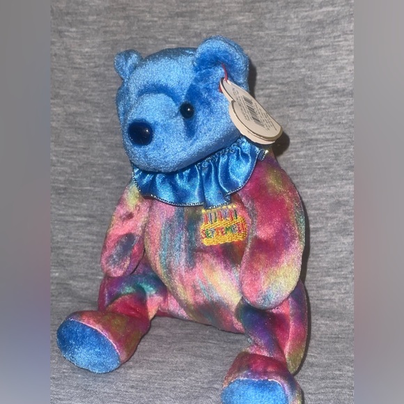 Ty Beanie Babies September Bear 2001  NWT - Picture 1 of 6